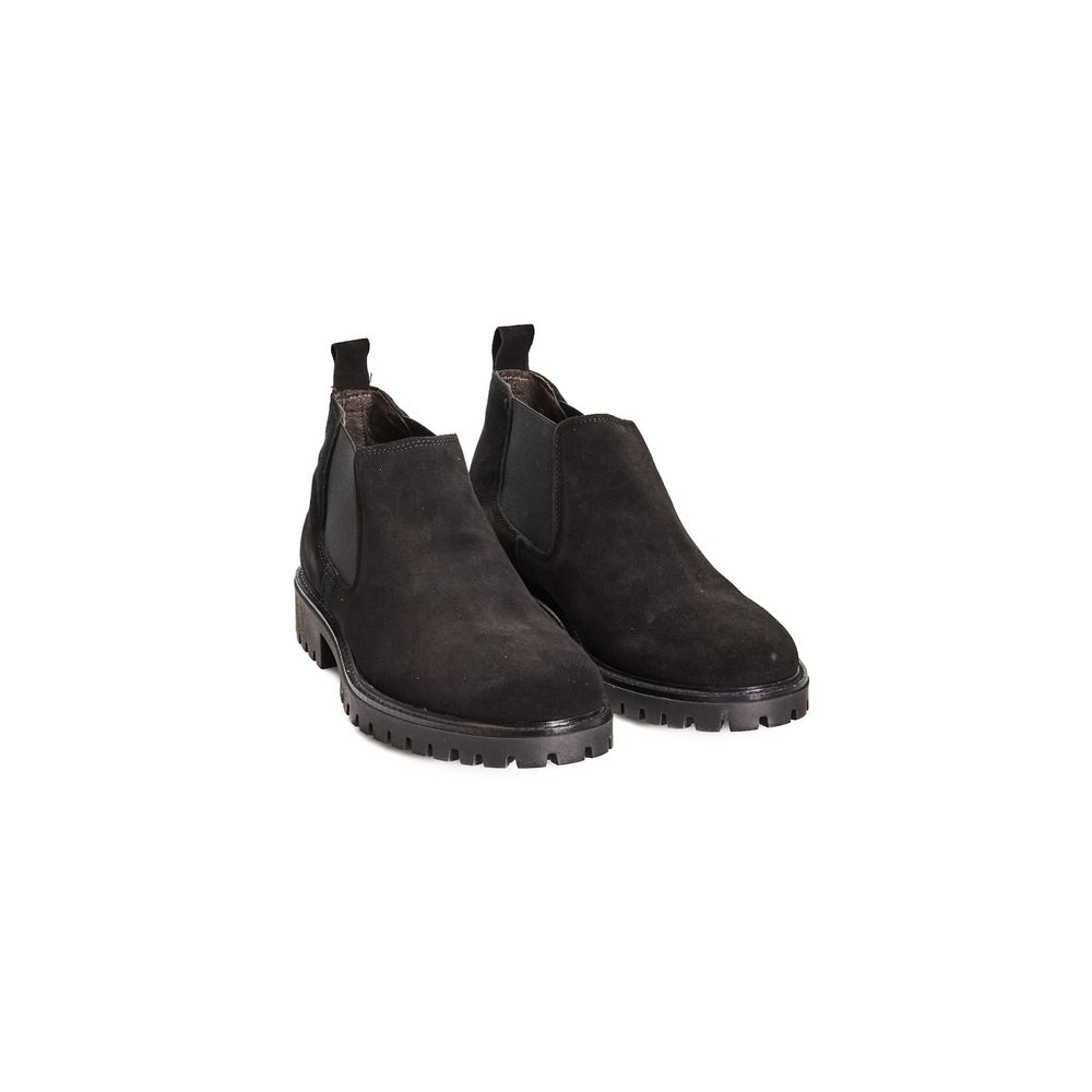 Roberto Pepe Luxury Black Calfskin Boot - Elevate Your Style