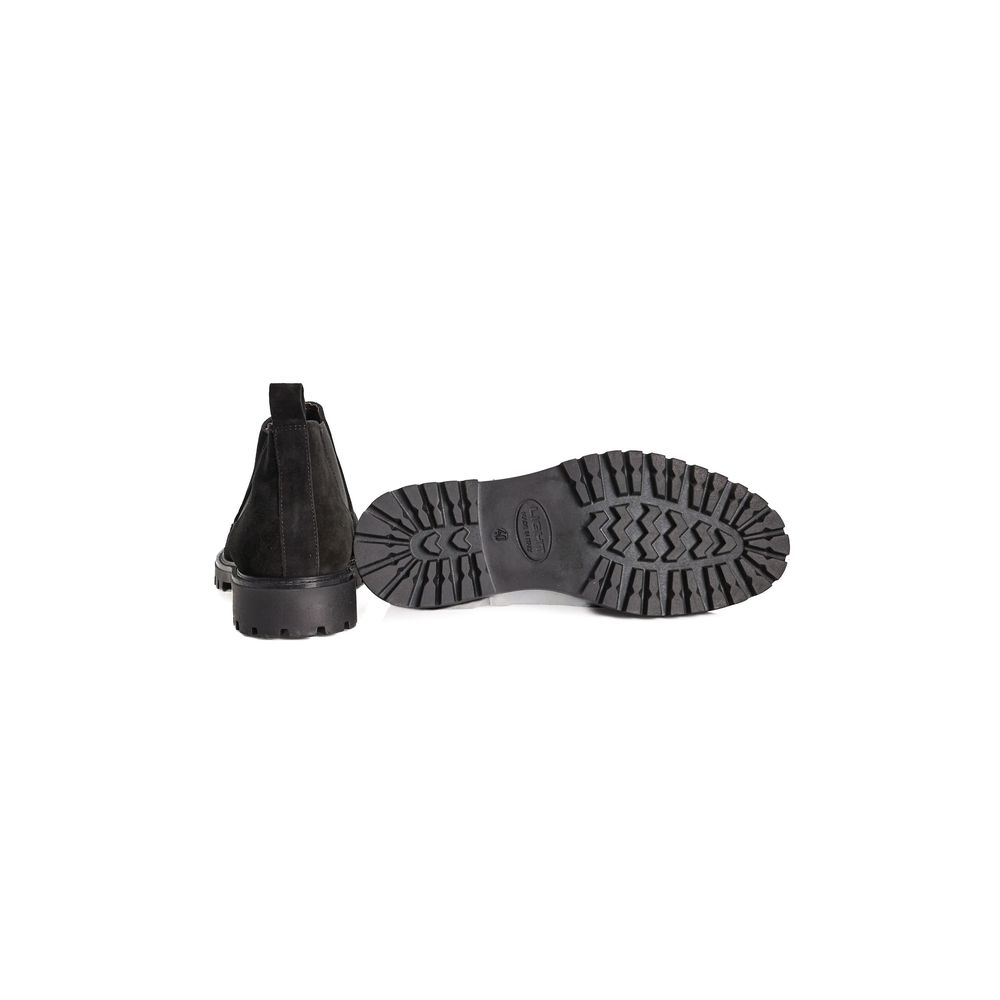 Roberto Pepe Luxury Black Calfskin Boot - Elevate Your Style