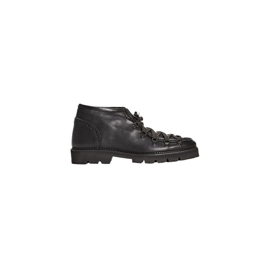 Roberto Pepe Luxury Black Calfskin Boot - Timeless Elegance