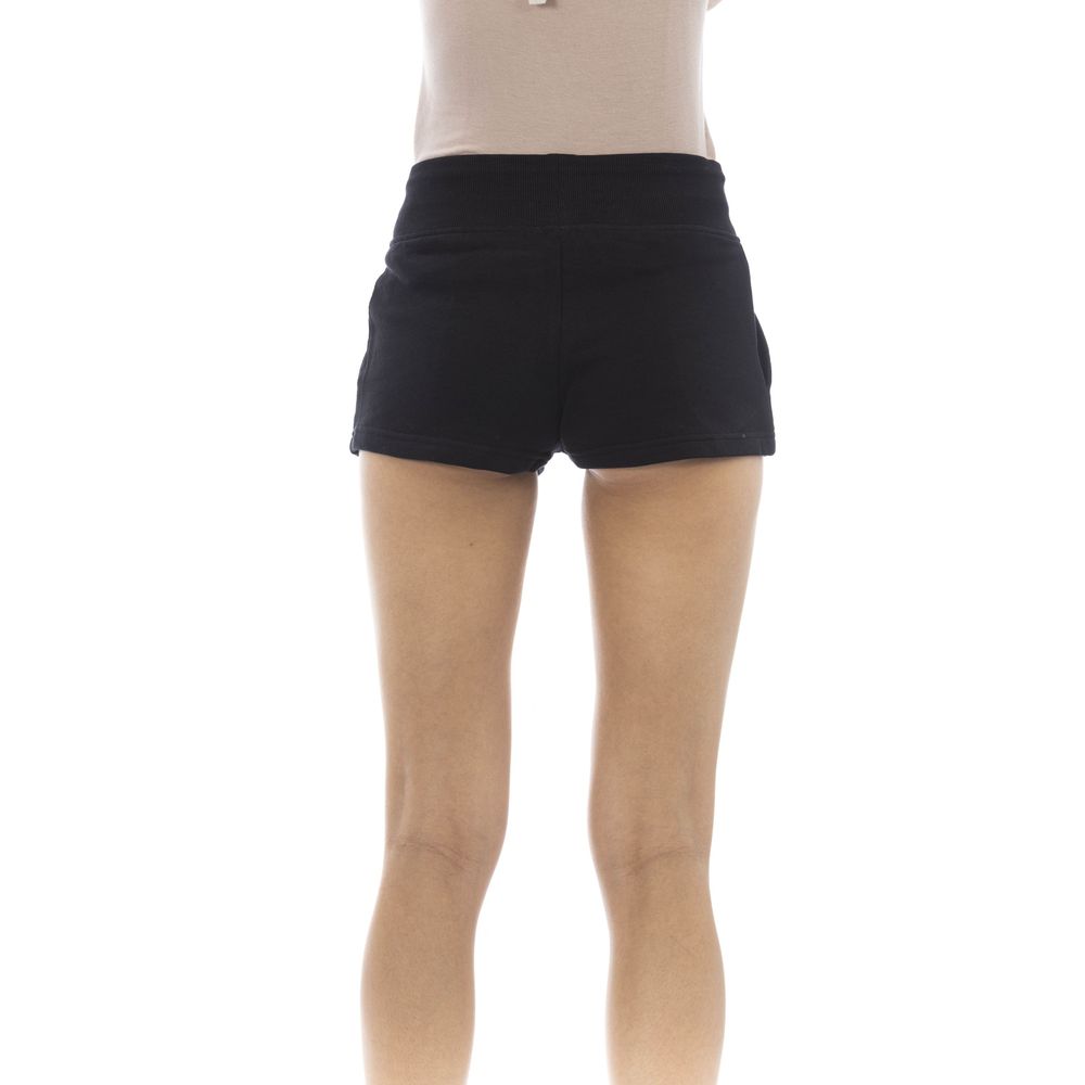 Just Cavalli Black Cotton Women Short Shorts