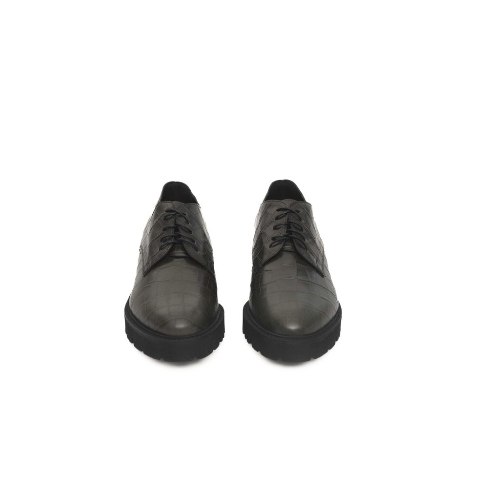 Cerruti 1881 Green Cowhide Loafer for Women