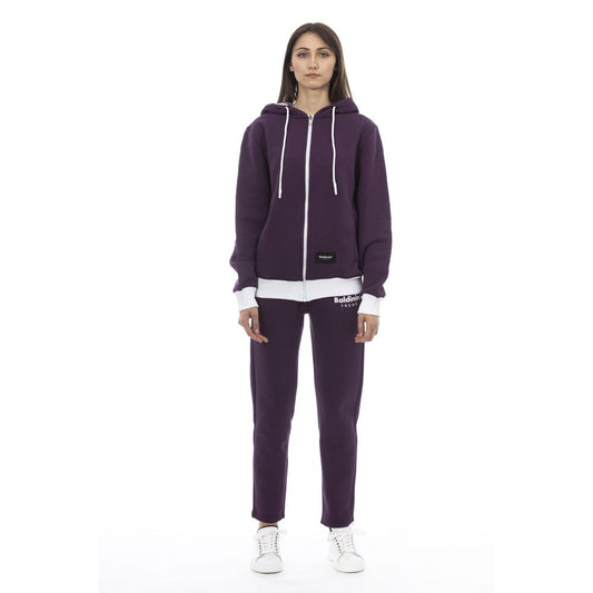 Baldinini Trend Purple & White Cotton Tracksuit