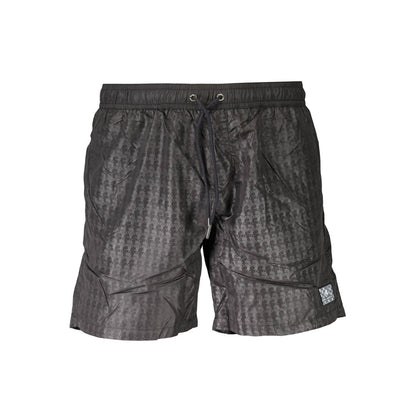 Karl Lagerfeld Black Polyester Swimwear - Medium Sea Boxer