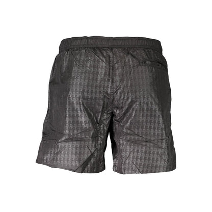 Karl Lagerfeld Black Polyester Swimwear - Medium Sea Boxer