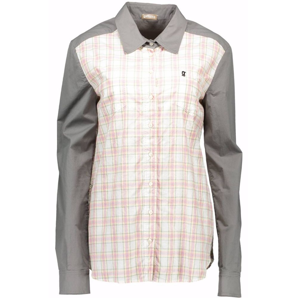 John Galliano Gray Cotton Shirt - Sophisticated Style for Every Occasion