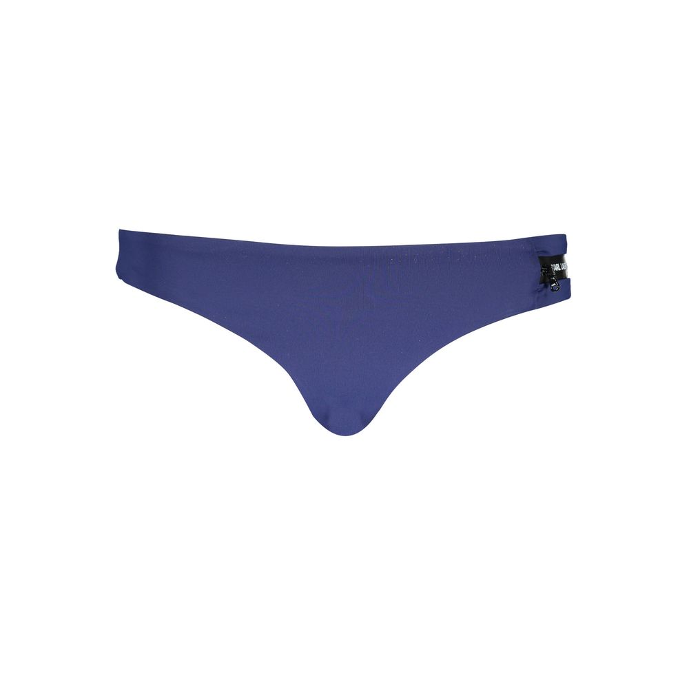 Karl Lagerfeld Blue Elastane Swimwear Briefs
