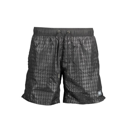 Karl Lagerfeld Black Polyester Swimwear - Medium Sea Boxer