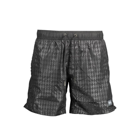 Karl Lagerfeld Black Polyester Swimwear - Medium Sea Boxer