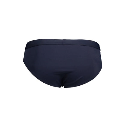 Karl Lagerfeld Blue Elastane Swimwear Briefs