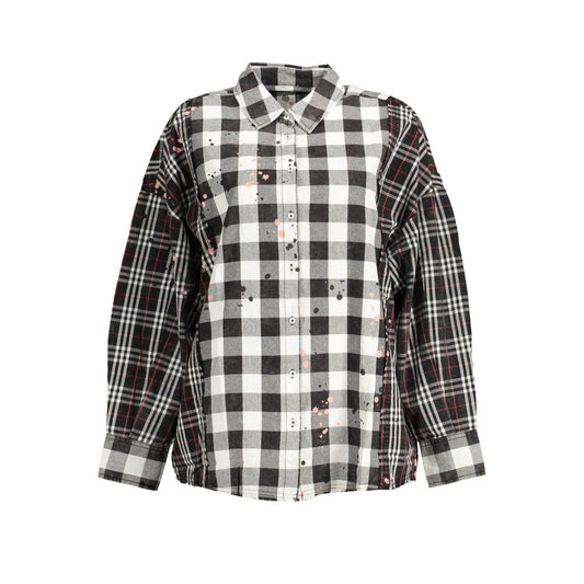 Desigual Black Cotton Shirt - A Statement of Style