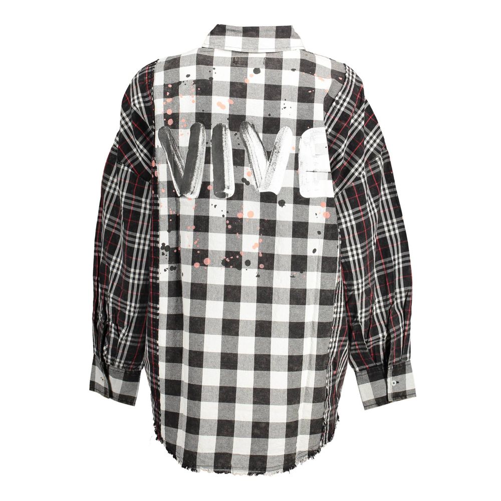 Desigual Black Cotton Shirt - A Statement of Style