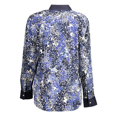 Gant Blue Lyocell Shirt - Elegant Long-Sleeved Style