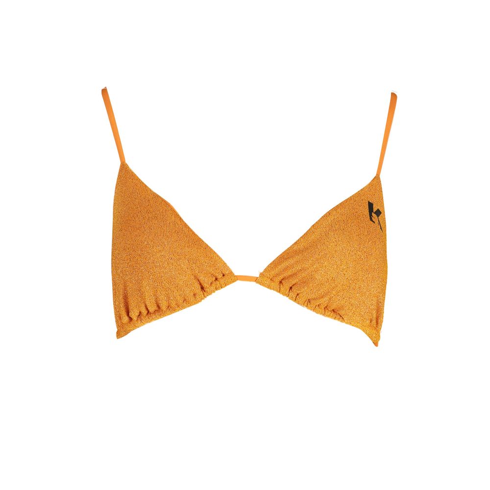 Karl Lagerfeld Orange Triangle Swimsuit