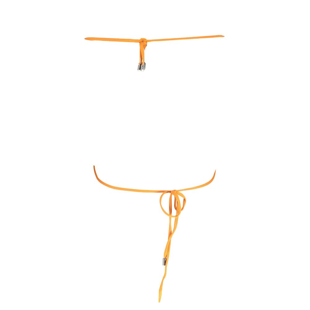 Karl Lagerfeld Orange Triangle Swimsuit
