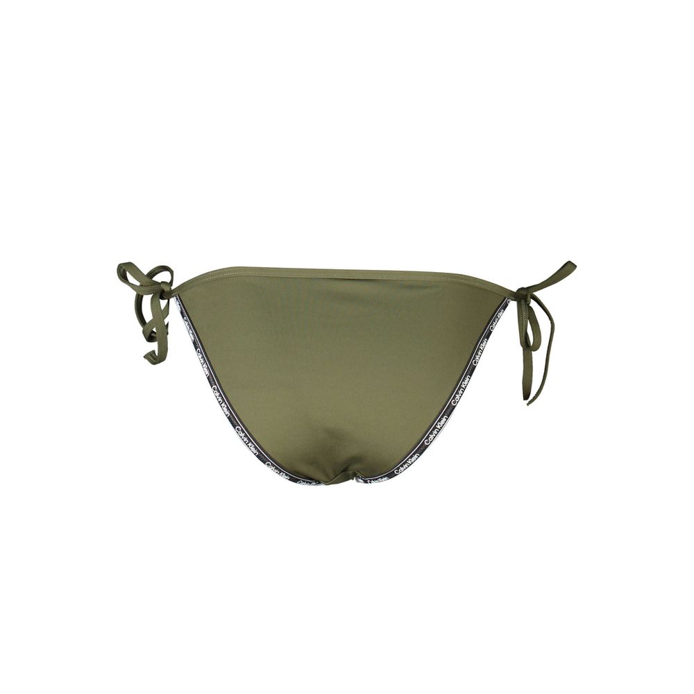 Calvin Klein Green Polyester Swim Briefs