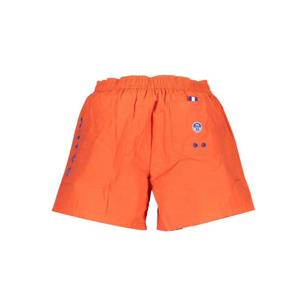 North Sails Red Polyester Swimwear - Performance Beach Boxer