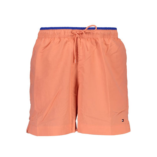 Tommy Hilfiger Pink Nylon Swimwear - Medium Beach Boxer