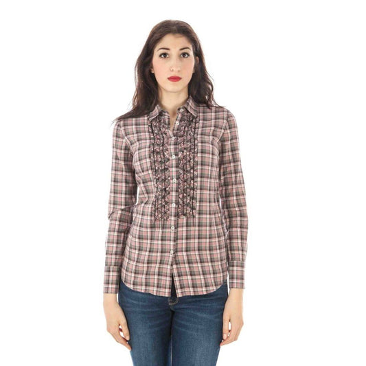 Stylish Fred Perry Pink Cotton Shirt