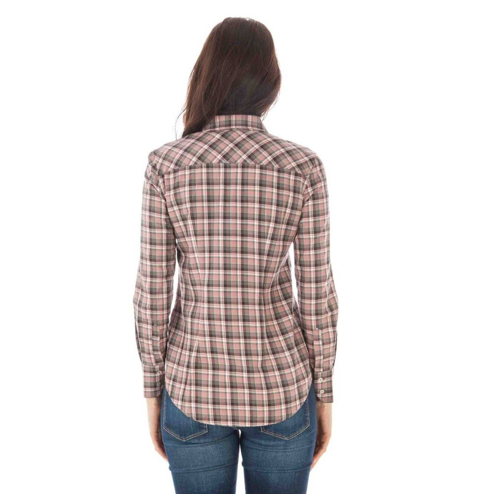 Stylish Fred Perry Pink Cotton Shirt