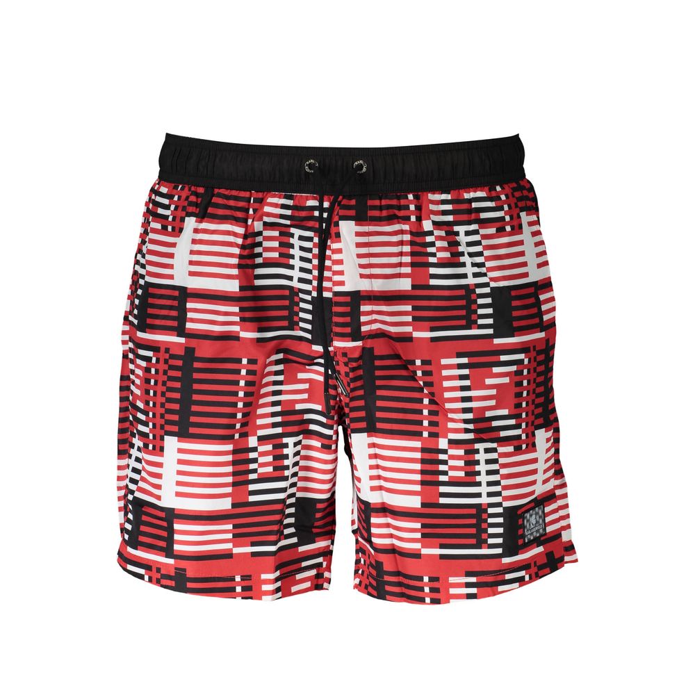 Karl Lagerfeld Red Polyester Swimwear - Medium Swimming Boxer