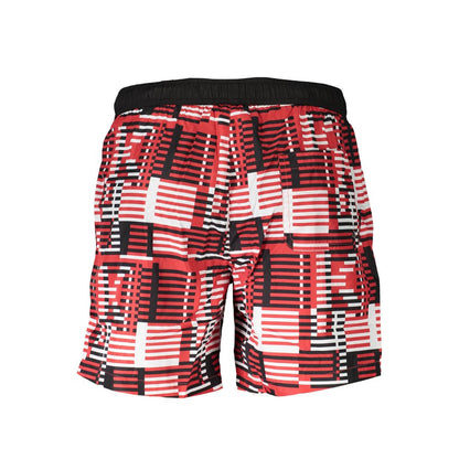 Karl Lagerfeld Red Polyester Swimwear - Medium Swimming Boxer