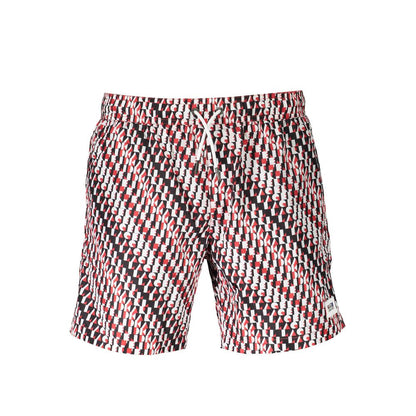 Karl Lagerfeld Black Polyester Swimwear: Ultimate Medium Boxer