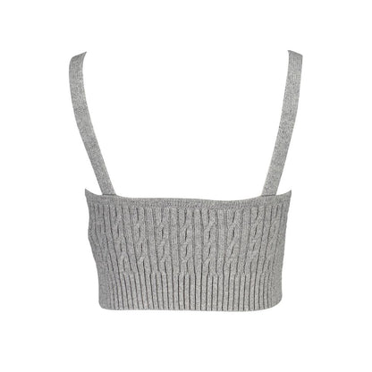 Tommy Hilfiger Gray Cotton Shirt with Straps