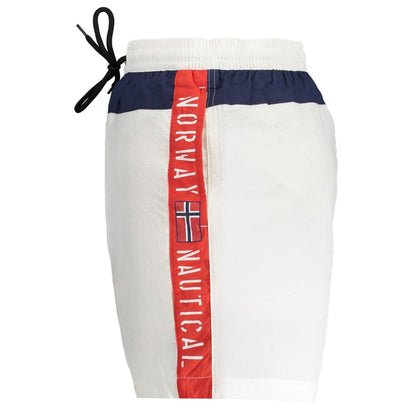 Norway 1963 White Polyester Swimwear Boxer Shorts