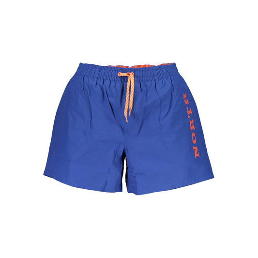 North Sails Blue Polyester Swimwear Swim Boxer