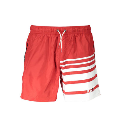 Karl Lagerfeld Red Polyester Swimwear Boxers