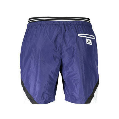 Karl Lagerfeld Blue Polyester Swimwear - Medium Swim Boxer