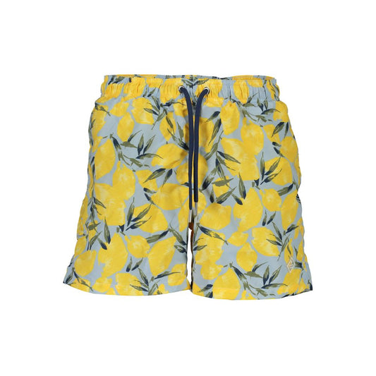 Gant Blue Polyester Swimwear - Swim Boxer with Pockets