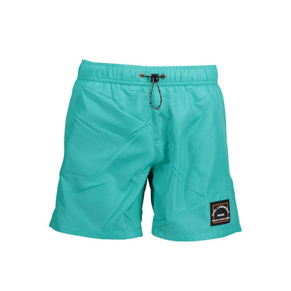 Karl Lagerfeld Green Polyester Swimwear - Medium Swim Boxer