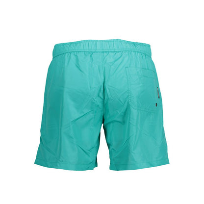 Karl Lagerfeld Green Polyester Swimwear - Medium Swim Boxer