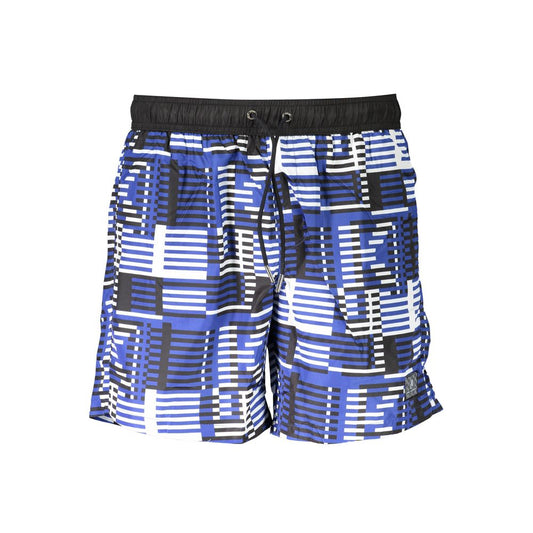 Karl Lagerfeld Blue Polyester Swimwear - Medium Swim Boxer