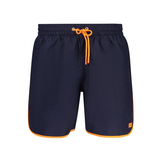 Norway 1963 Blue Polyamide Swimwear: Adventure-Ready Swim Boxers