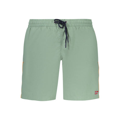 Norway 1963 Green Polyamide Swimwear: Performance-Driven Comfort