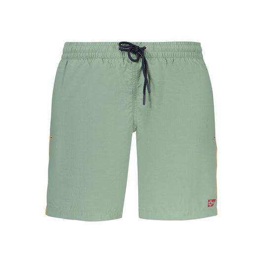 Norway 1963 Green Polyamide Swimwear: Performance-Driven Comfort