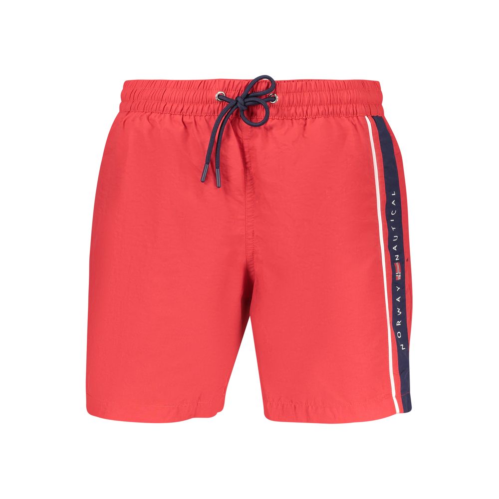 Norway 1963 Red Polyamide Swimwear: Rugged Performance Meets Style