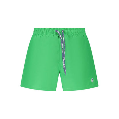 North Sails Green Cotton Swimwear - 36CM Swim Boxer