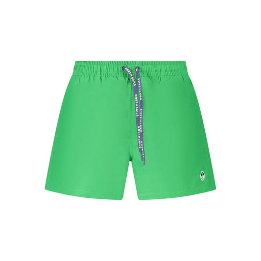 North Sails Green Cotton Swimwear - 36CM Swim Boxer