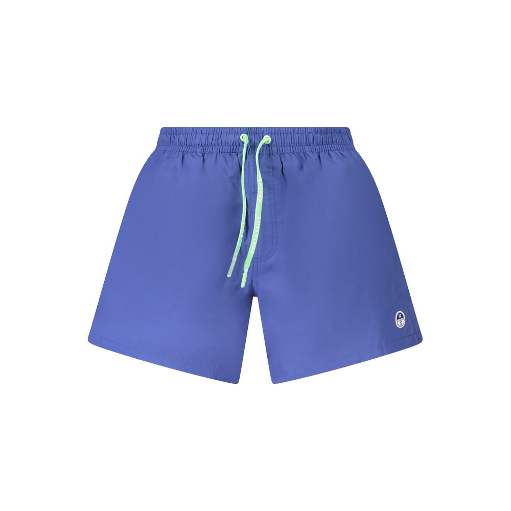 North Sails Blue Nylon Men's Swim Boxer XXL
