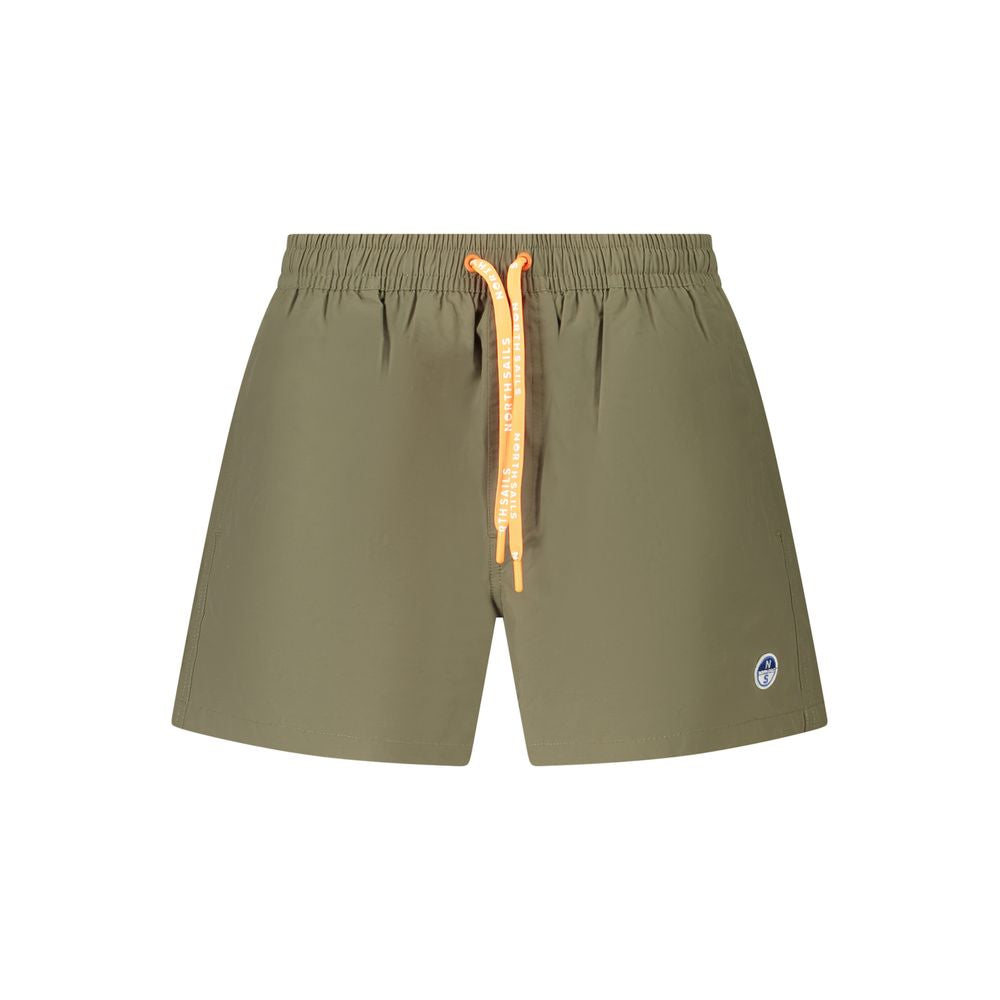 North Sails Green Cotton Swimwear - 36CM Swim Boxer