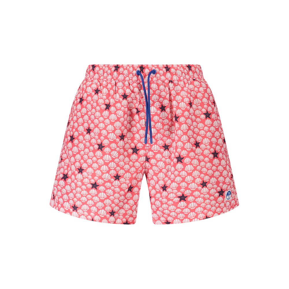 North Sails Red Polyester Swimwear - Performance Swim Boxer