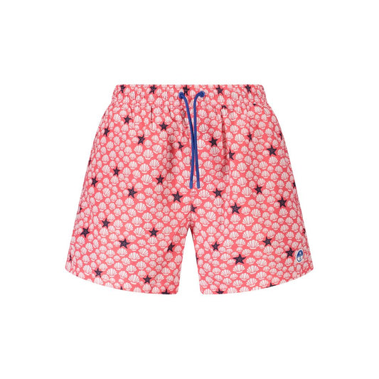 North Sails Red Polyester Swimwear - Performance Swim Boxer