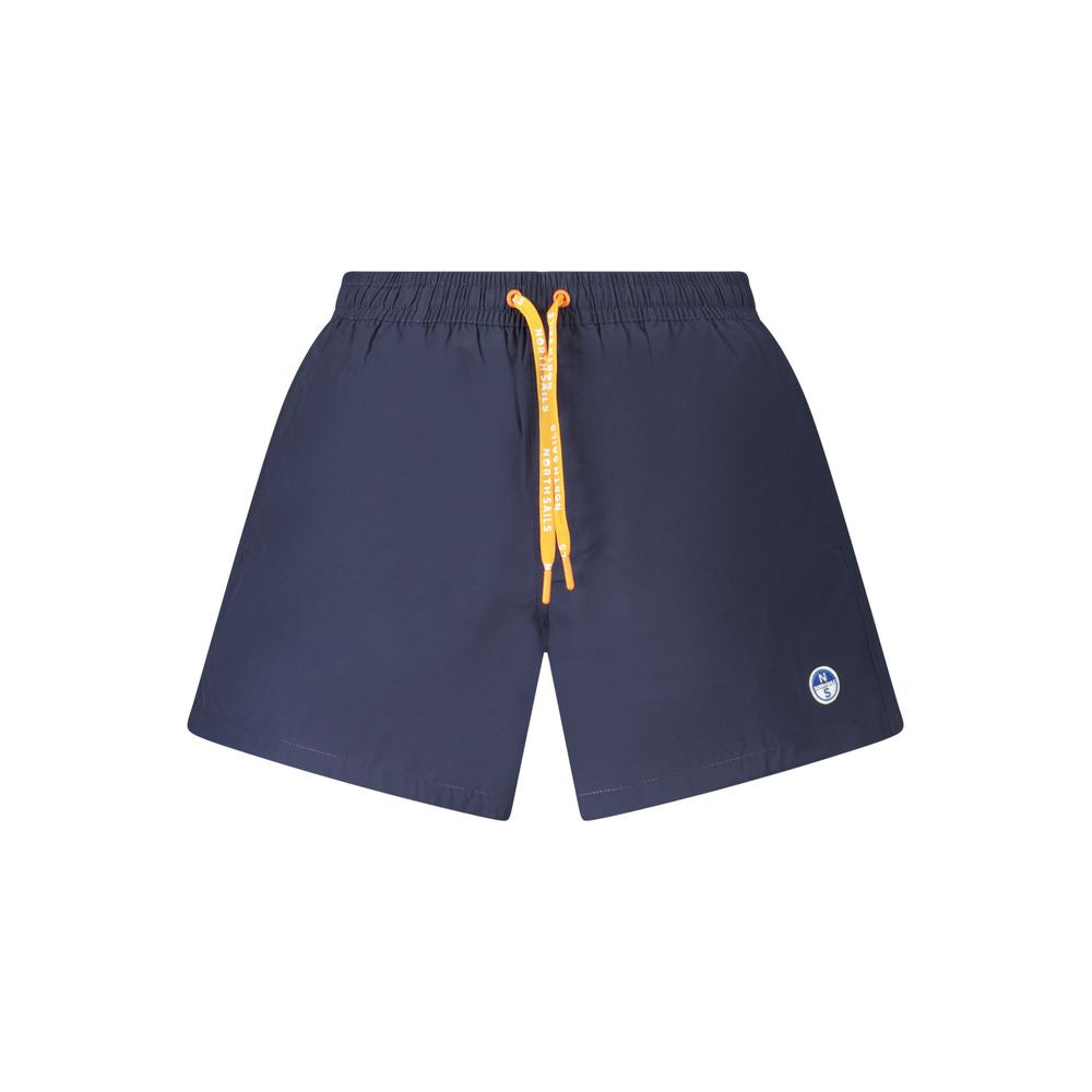 North Sails Blue Cotton Swimwear Swim Boxer