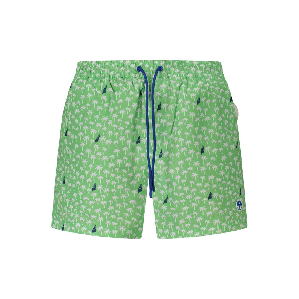 North Sails Green Polyester Swimwear - Performance Swim Boxers