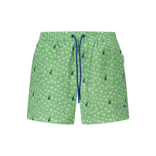 North Sails Green Polyester Swimwear - Performance Swim Boxers