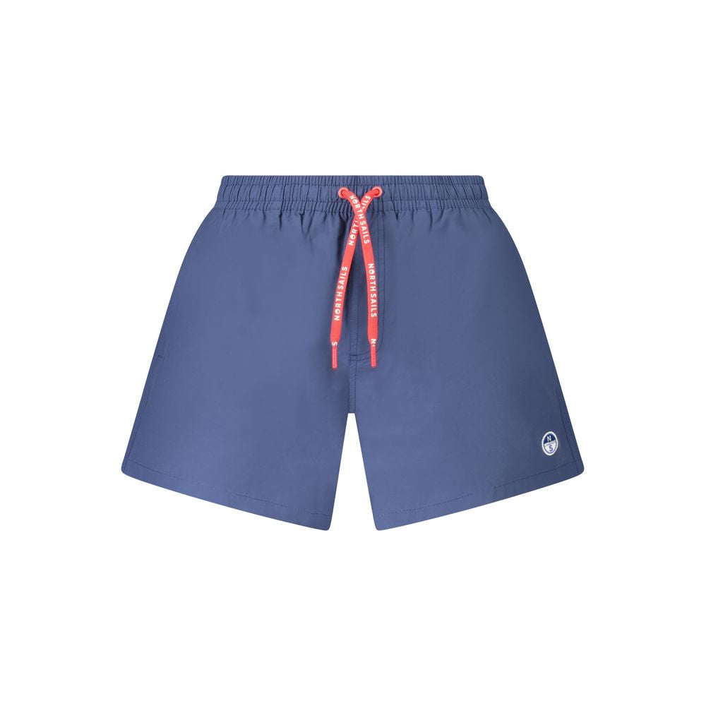 North Sails Blue Nylon Men's Swim Boxer XXL