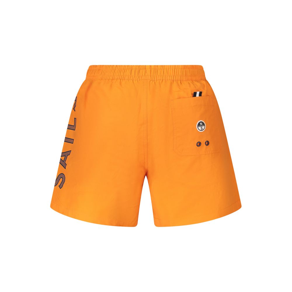 North Sails Orange Cotton Swimwear - Stylish and Functional Swim Boxer